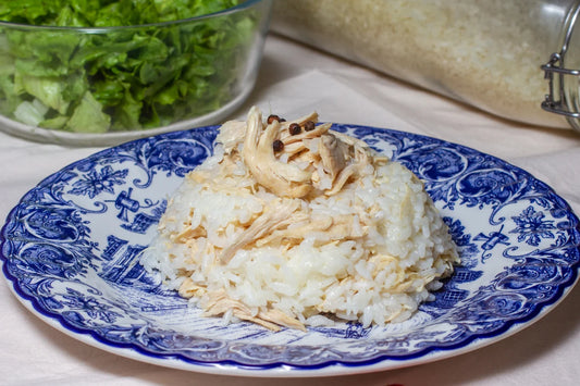 Saffron Butter Pilaf with Grilled Chicken